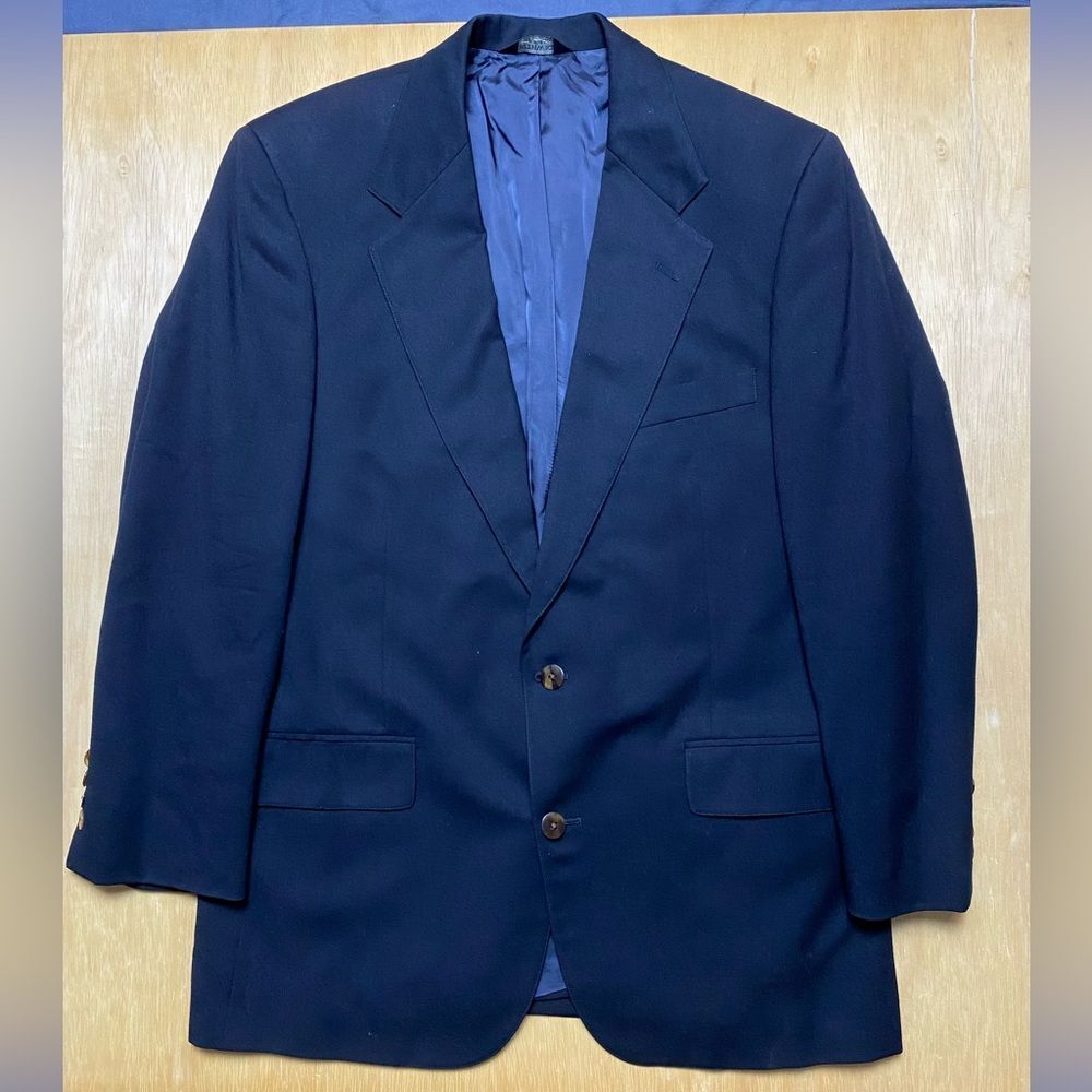 Vintage Southwick X Hodge & Sons Navy Blue Sport Coat Blazer 40R